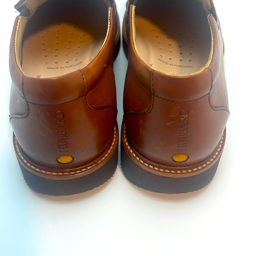 Samuel Hubbard Ivy Legend Men’s Whisky Leather Slip-On Loafers 8 M Vibram Sole - Picture 4 of 8